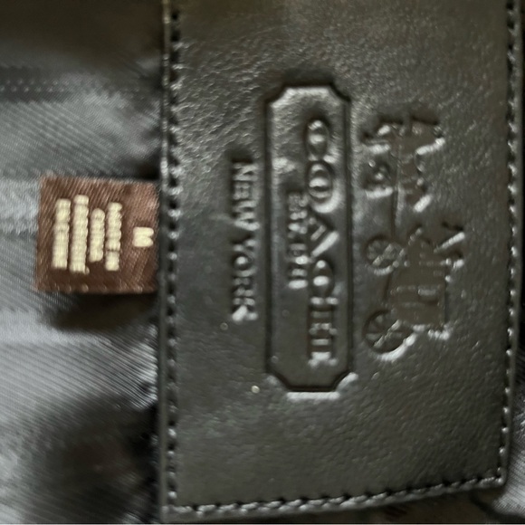 Men’s Black Leather Bomber Jacket. In “as new” condition with no signs of wear - Picture 5 of 5